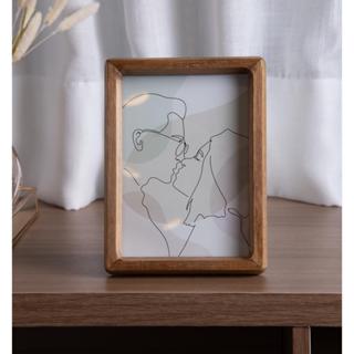 Porta Retrato 13cm x 18cm Madeira Wolff em Oferta na Shopee
