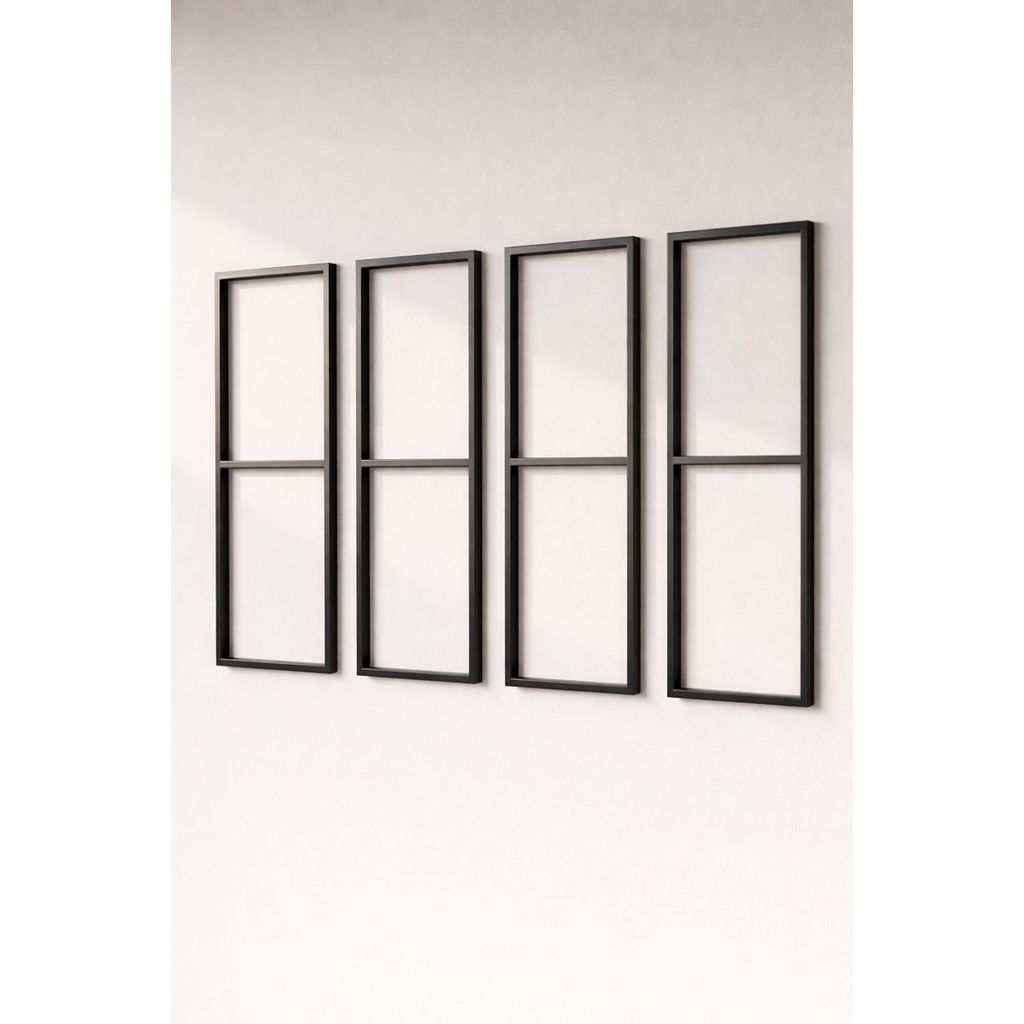 4x Suportes Para Prateleira Parede/Teto 60x30cm - Estilo Industrial