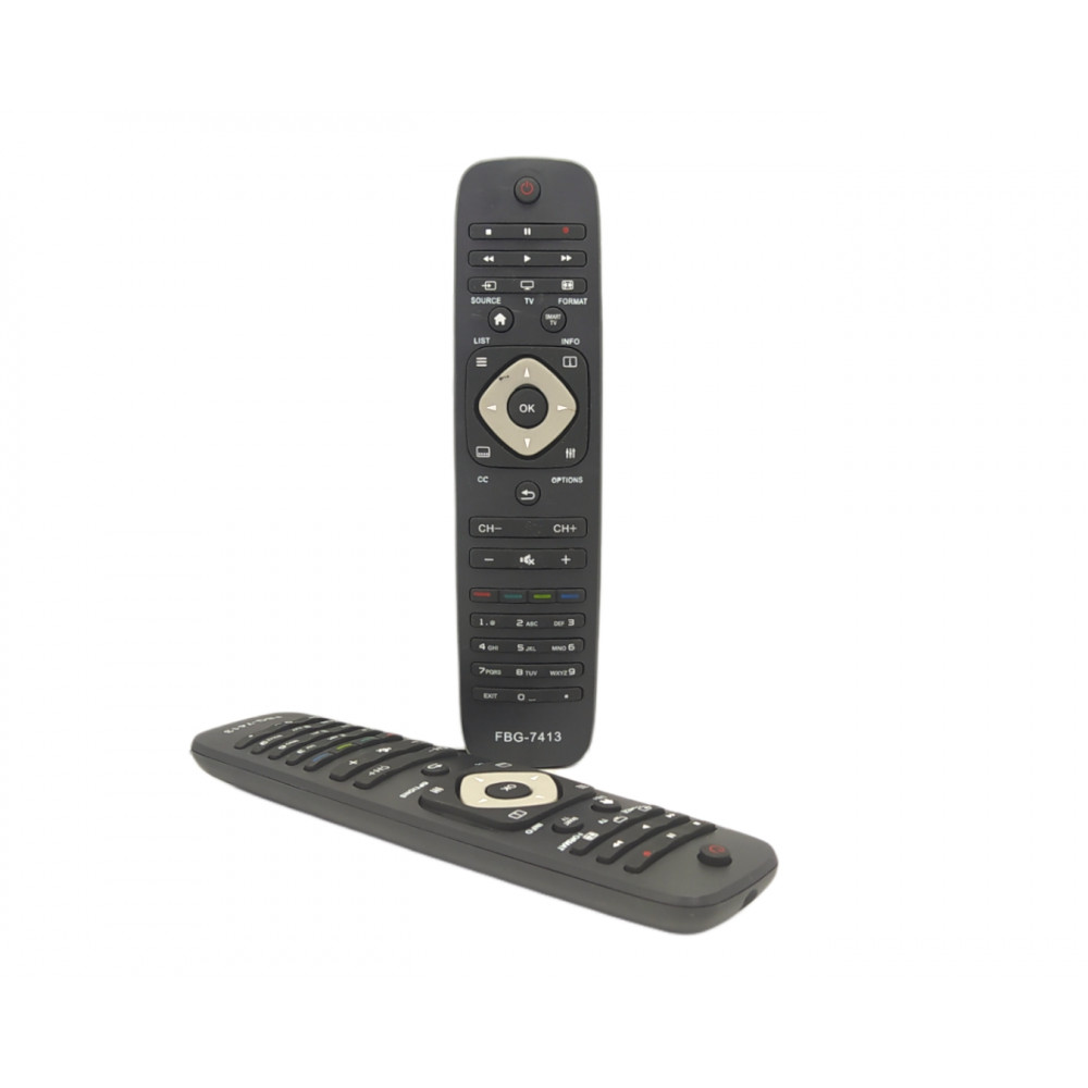 Controle Remoto Compatível com PHILIPS Smart TV Modelos LCD LED HD 3D FBG-7413