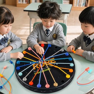 Desenvolvimento Quebra-Cabeça Desafio de Nós Corda Infantil Eucativo em Oferta na Shopee