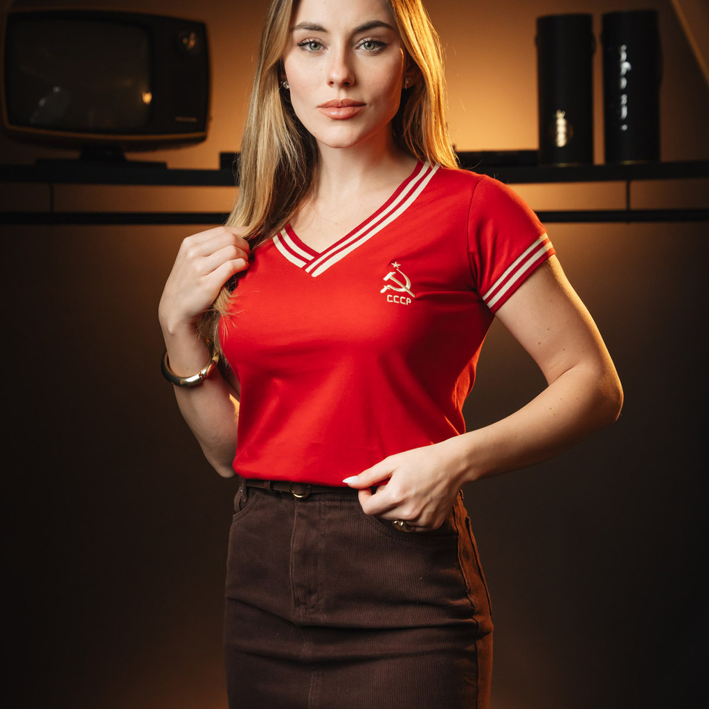 Camisa CCCP Foice Retrô Feminina