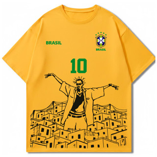 Camiseta Oversized Sabotage Brasil Copa Streetwear Harajuku Aesthetic Camisa em Oferta na Shopee