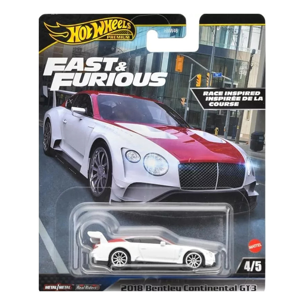 Hot Wheels Premium Fast And Furious Bentley Continental Gt3