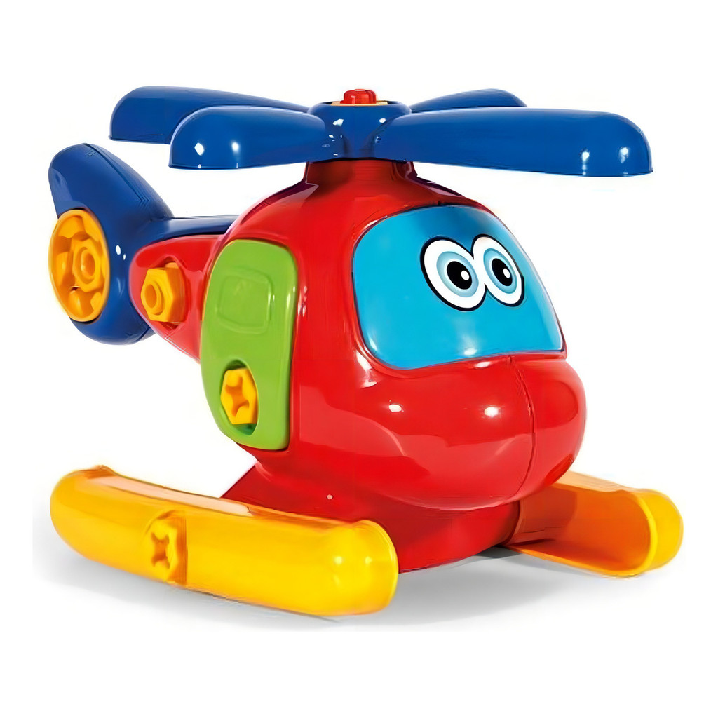 Helicóptero Infantil Didático Monta E Desmonta Cor Colorido em Oferta na Shopee