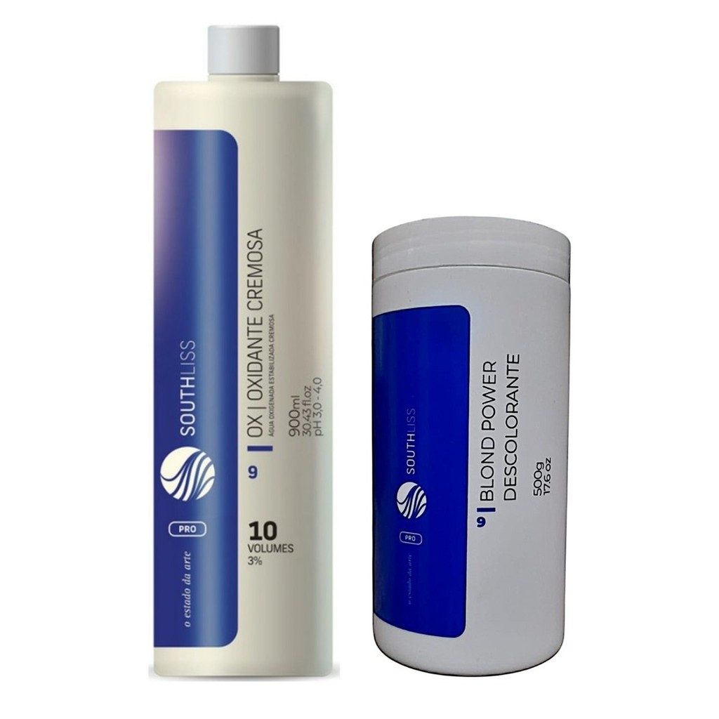 SOUTHLISS BLOND POWER PÓ DESCOLORANTE (AZUL) + OX 10 VOLUMES