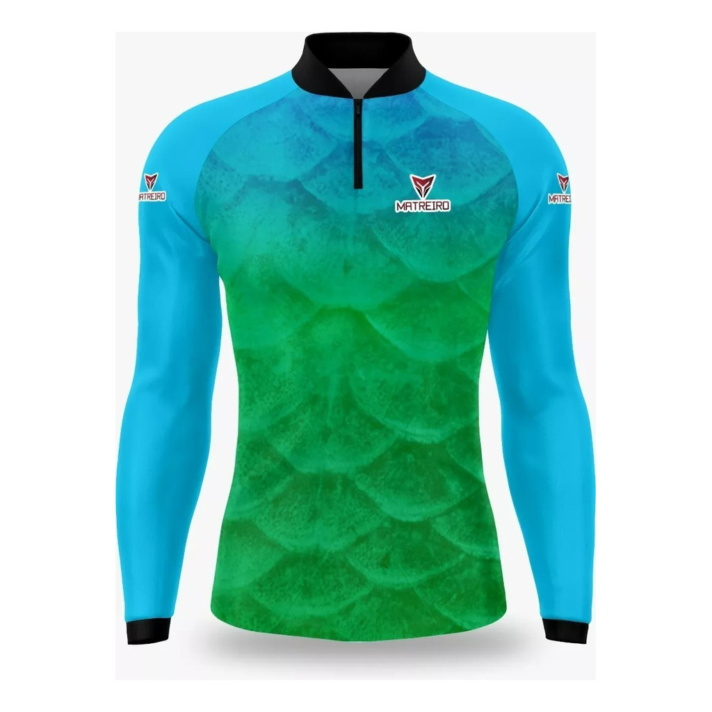 Camisa Pesca Green Water Matreiropersonalizada Proteção Uv50