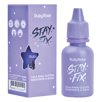 COLA DE GLITTER STAY FIX RUBYROSE - HB584