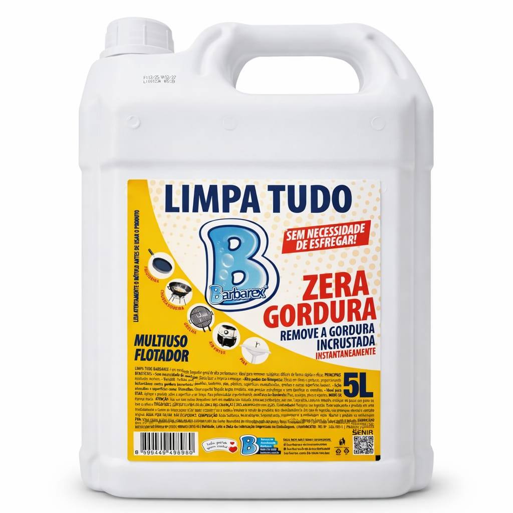 Limpador Flotador Multiuso Tira Manchas Gordura Desincrustante 5 litros