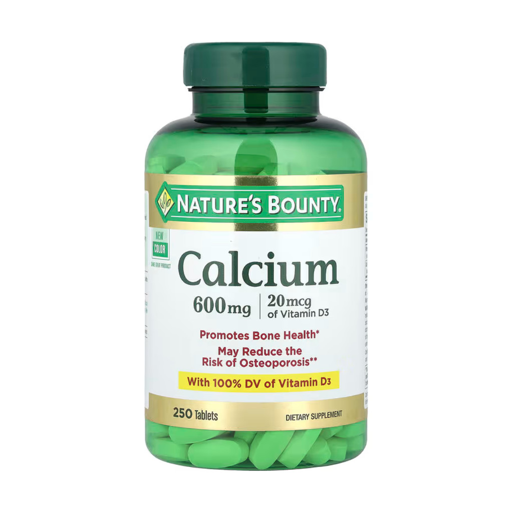 Cálcio + Vitamina D3, 250 Tablets - Nature's Bounty