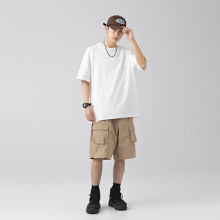 All-Match Puro Algodão Solto Respirável Manga Curta Básica Gola Redonda All-Match Camiseta Diária Casual Commuter Confor
