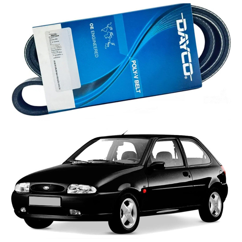 Correia Alternador Fiesta 1.0 1.3 1997 A 1999 em Oferta na Shopee