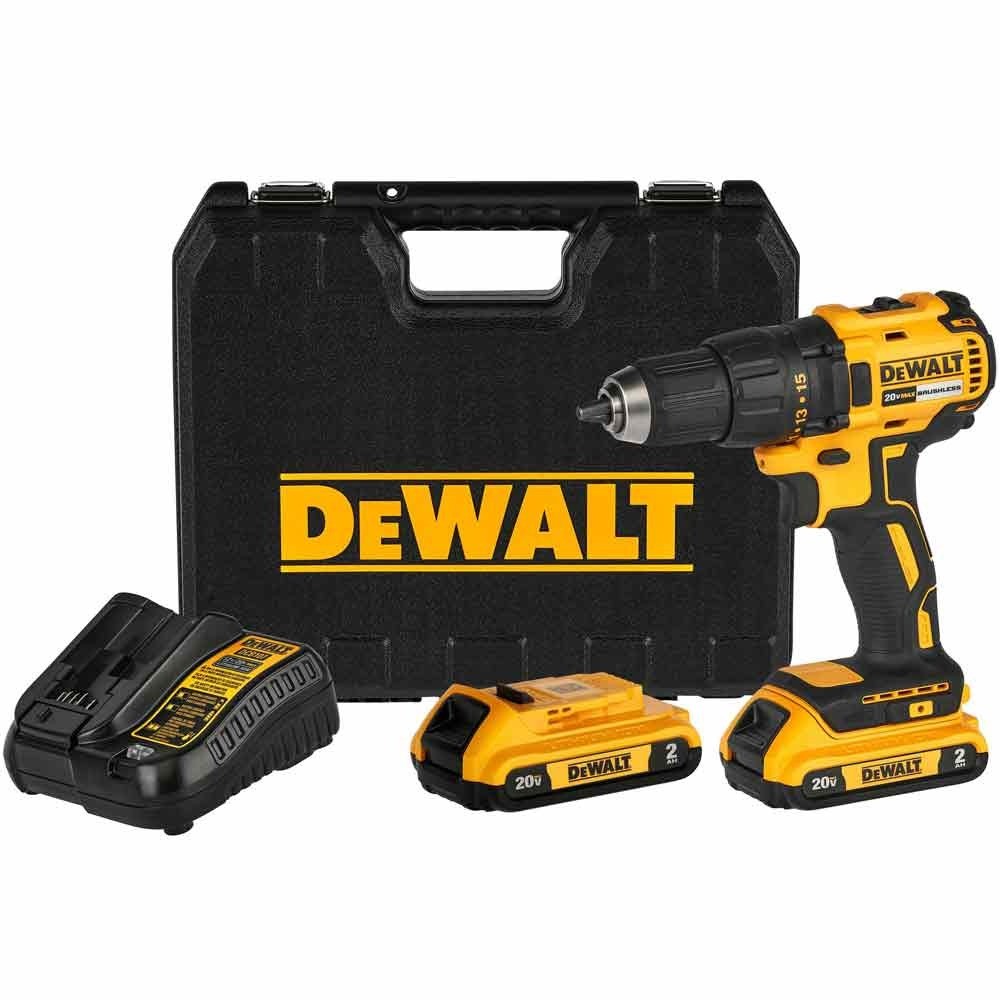 Furadeira Parafusadeira 1/2" a bateria 20V Brushless com 2 baterias - DCD7771D2 Dewalt