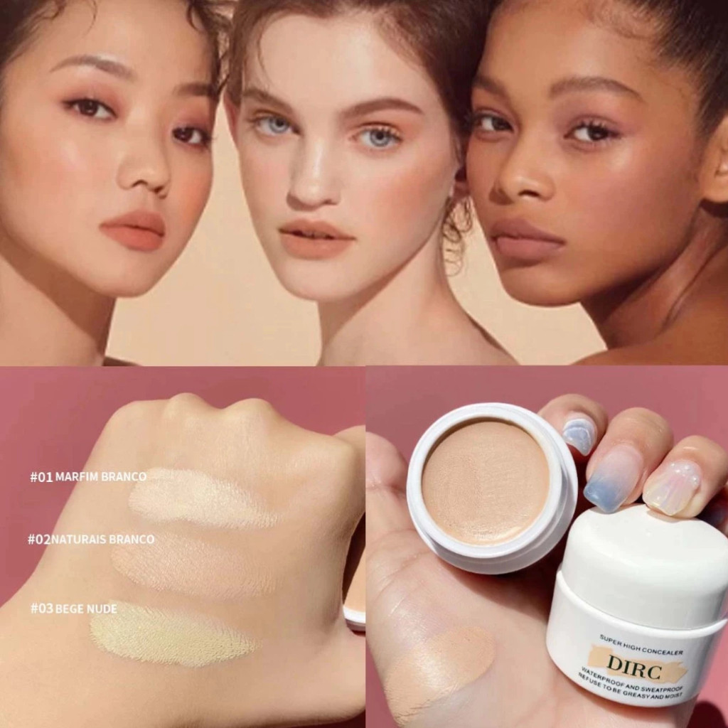 Acne Olheiras Fundação À Prova Dwaterproof Água Líquido Hidratante Creme Cobertura Círculos Escuros Modificar