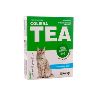 Coleira Tea 327 Antipulgas Gatos 13gr 33cm - Konig