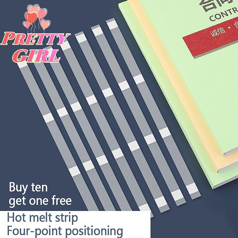 [Pretty ggirl] Tiras De Cola Quente 2/3/4/6mm Para Encadernação De Livros Máquina De Suprimentos [Novo]