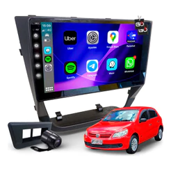 Multimídia Mp10 Vw Gol G5 2009-2013 Moldura + Câmera De Ré
