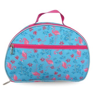 Nécessaire Organizador Tamanho M Flamingo Turquesa em Oferta na Shopee