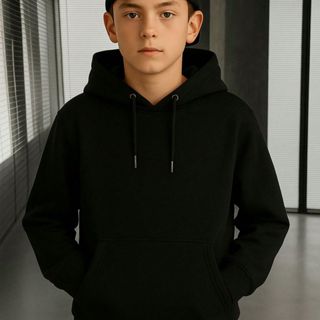 Moletom Infantil Liso Blusa de Frio Basico Blusão Com Capuz Unissex Premium em Oferta na Shopee