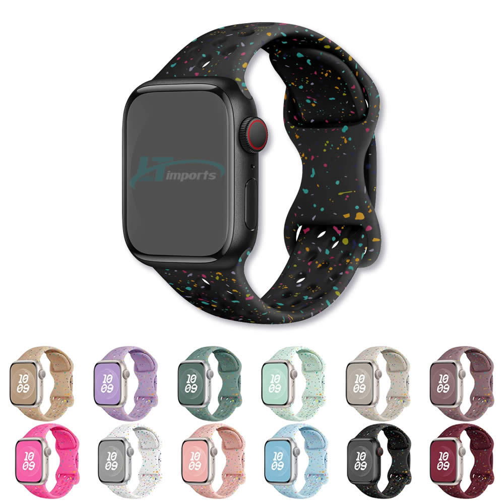 Pulseira Confete LTimports para Apple Watch 46mm Series 11/10, 45mm 9/8/7, 44mm 