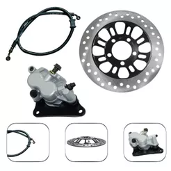 Kit Freio Burrinho Cabo Flexível Pinça Disco Honda Cg Titan 150 09/15