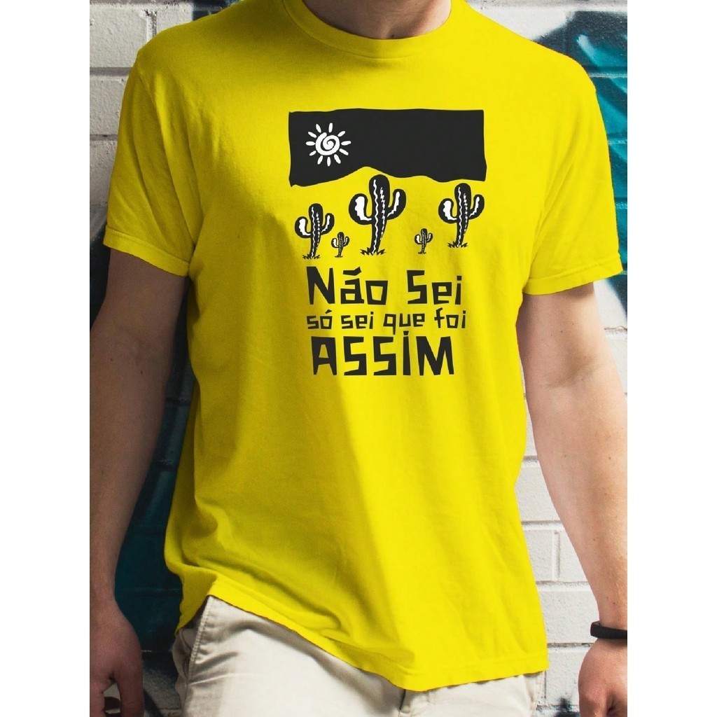 Camiseta  O Auto da Compadecida ´´ Só sei que foi assim.`` Cultura Algodão
