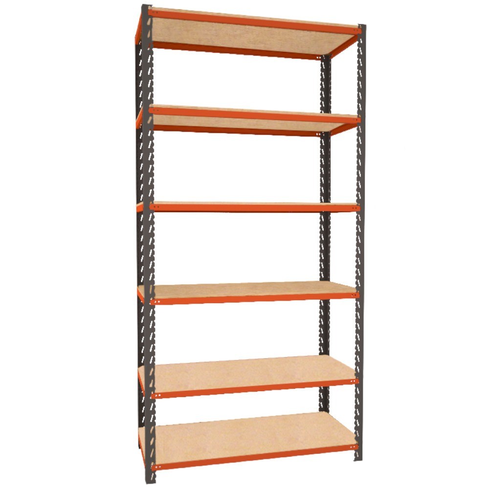 Estante desmontável 1000 x 450 x 1950mm 6 prateleiras Presto