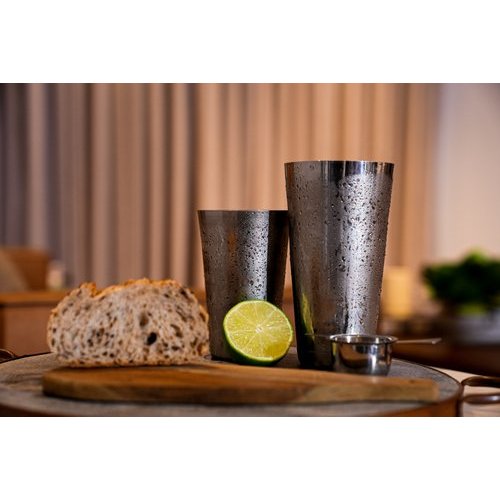 Coqueteleira Boston Inox 820Ml Profissional Resistente Design Moderno Facil Manuseio