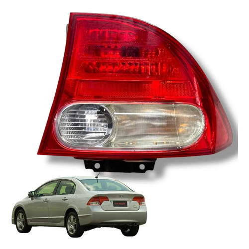 Lanterna Traseira Direita Honda New Civic 2007 2008 2009 2010 2011 Detalhe