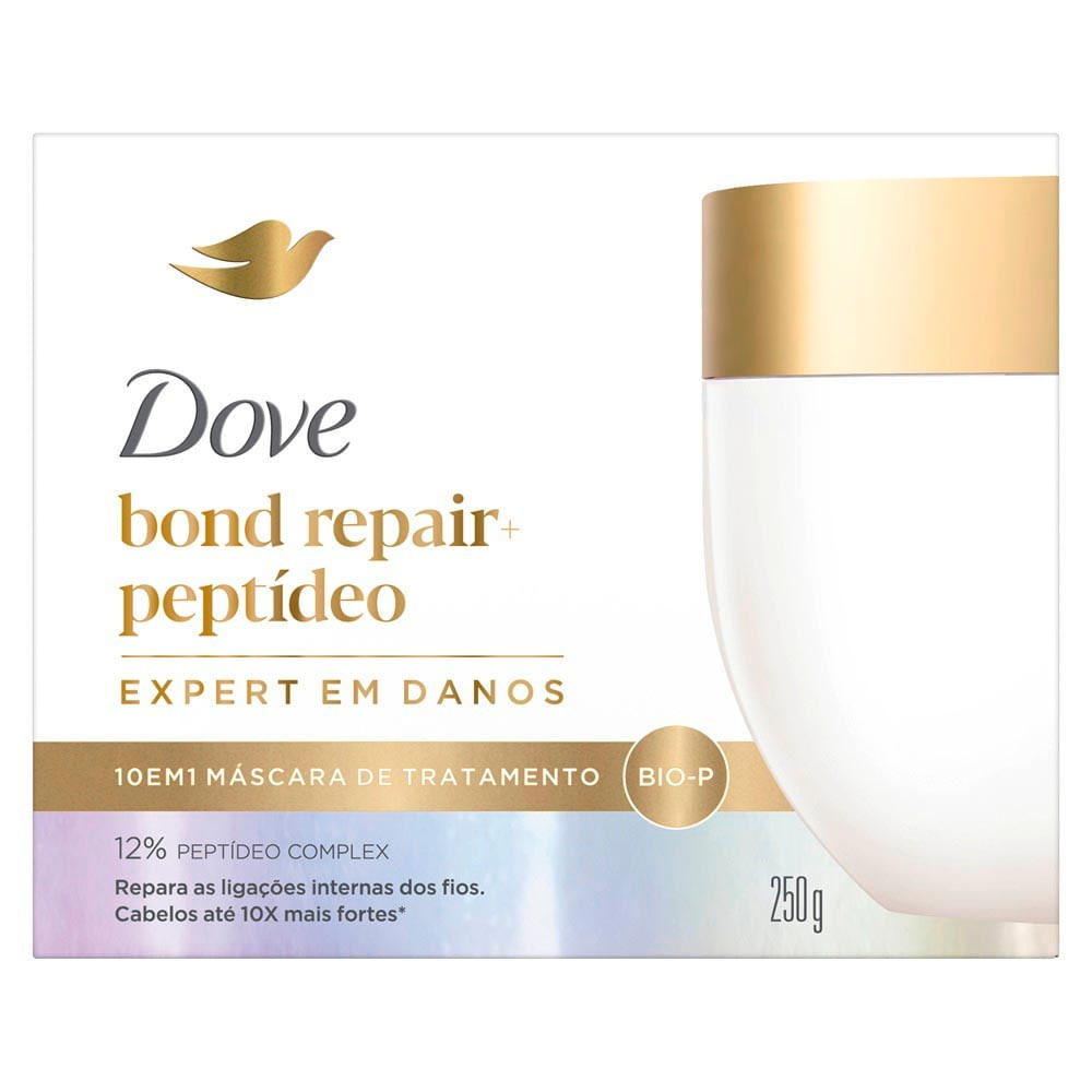 Máscara de Tratamento Dove 10 em 1 Bond Intense Repair 250g em Oferta na Shopee