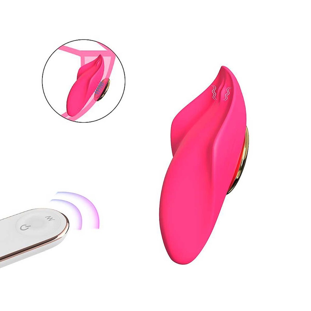 Vibrador de Calcinha com 9 Vibrações e Controle - 2 Cores