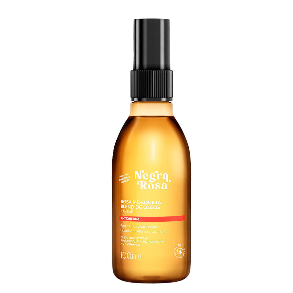 Óleo Capilar Negra Rosa Rosa Mosqueta 100ml em Oferta na Shopee