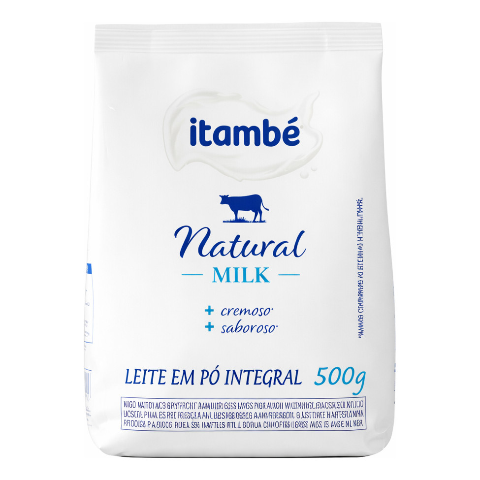 Leite Em Pó Integral Itambé Natural Milk 500g
