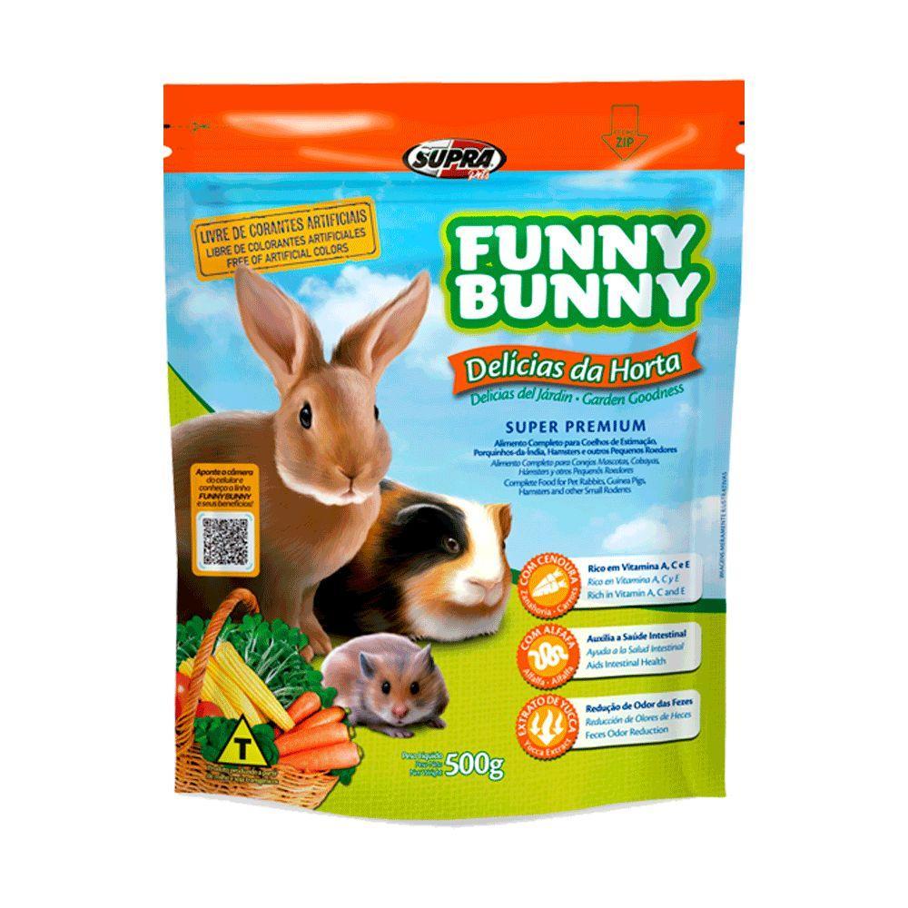 Ração Supra Funny Bunny Delicias Da Horta 500gr em Oferta na Shopee