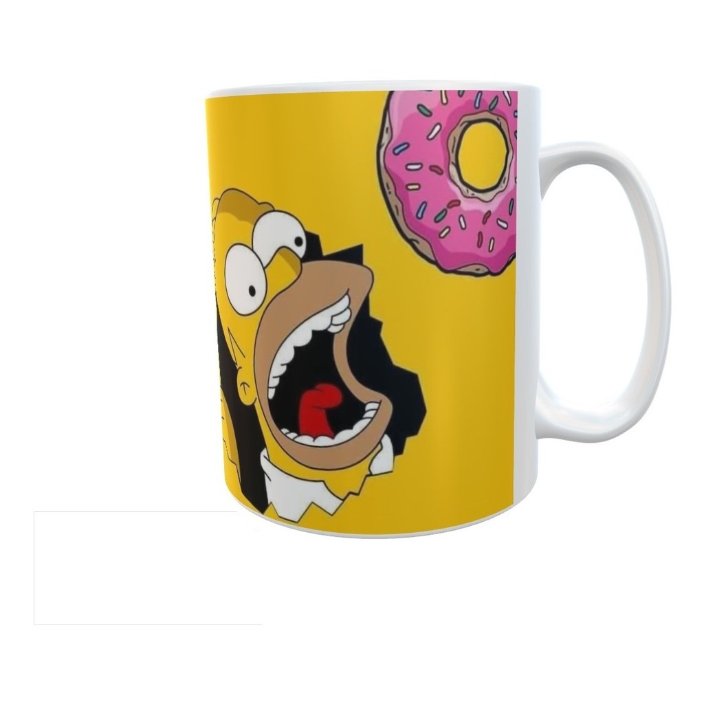 Caneca Homer Comendo Rosquinha