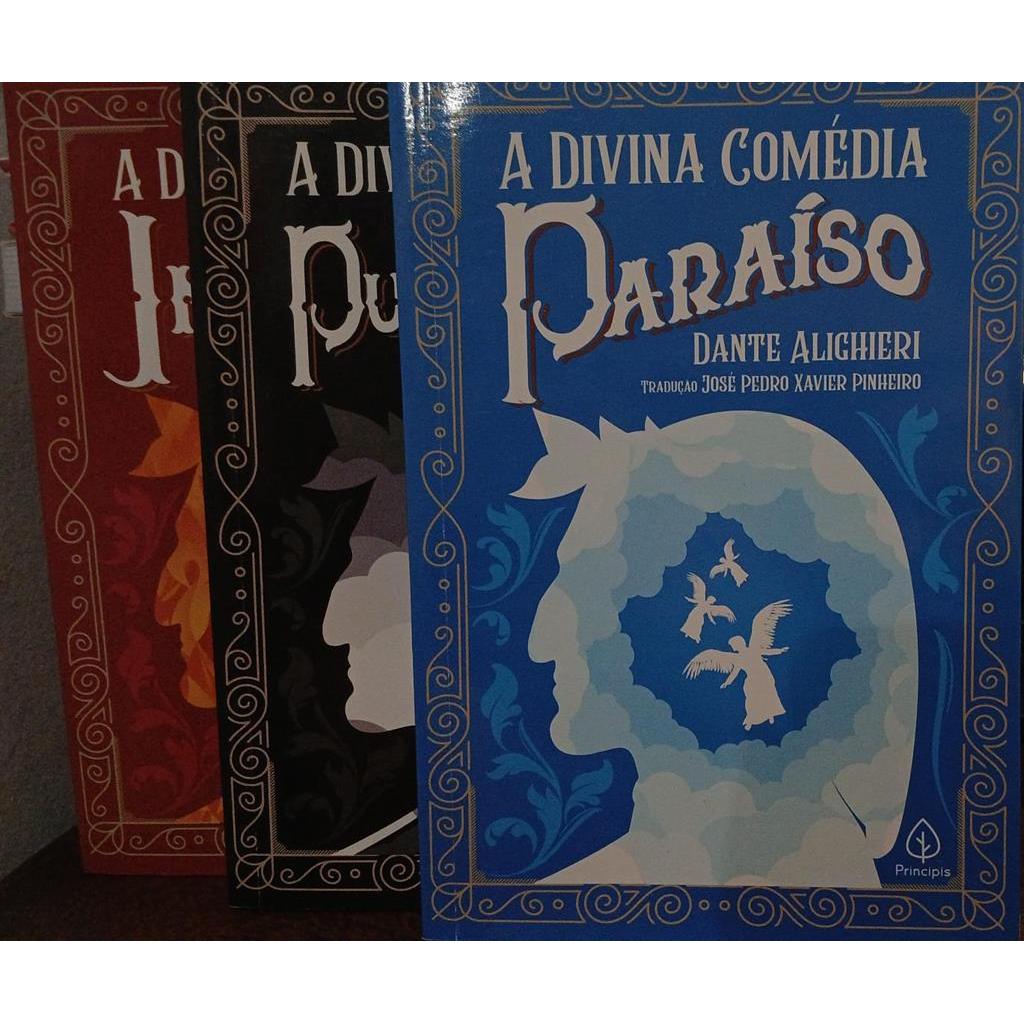 A Divina Comédia 3 Volumes - Paraiso, Purgatório e Inferno autor Dante Alighieri