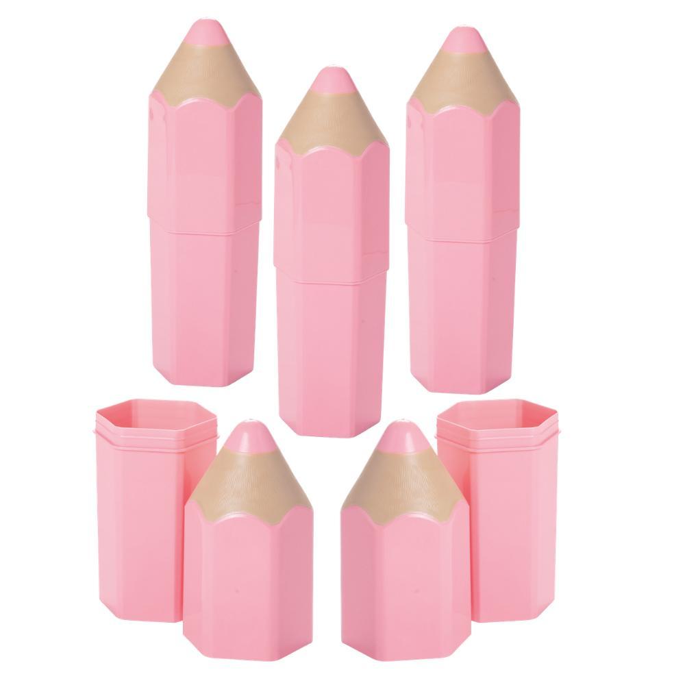 Kit 5 Organizadores Lápis Rosa Claro 3D Lúdico Mesa Porta Objetos Porta Treco Presente Lembrancinha Formatura Plasútil em Oferta na Shopee