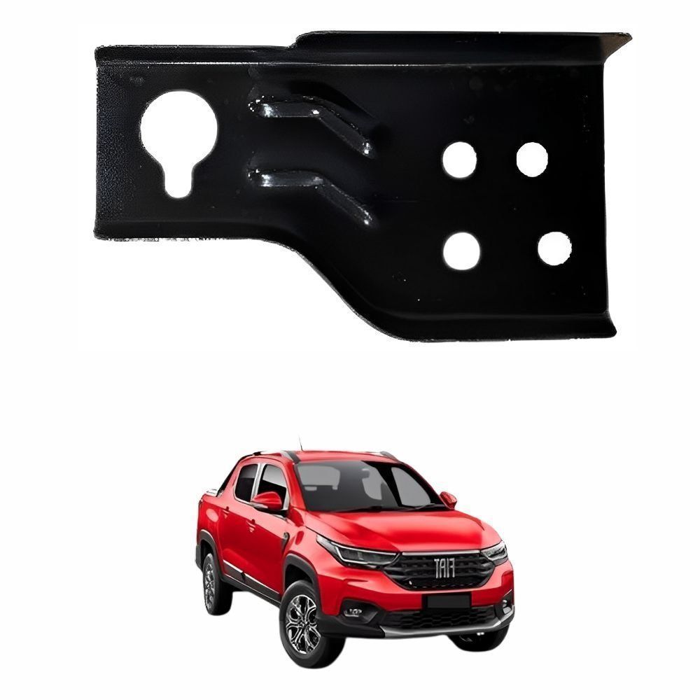 Suporte Travessa Radiador Fiat Strada 2020 2021 2022 2023 Lado Direito Passageiro