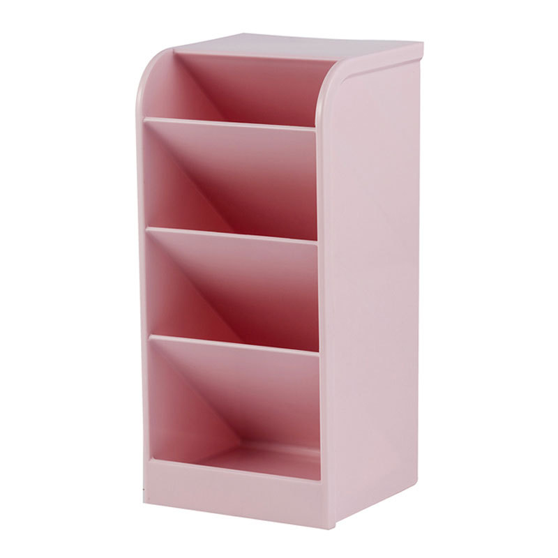 Organizador diagonal multiuso 4 divisões rosa pastel 10330020 Waleu em Oferta na Shopee