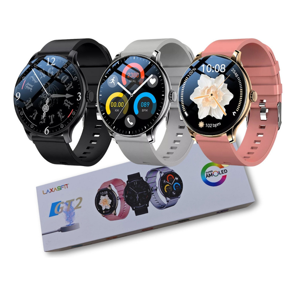 Smartwatch Gt2 Amoled Chamadas Notificações Esportivo Amoled Relogio Inteligente Lançamento Nov New