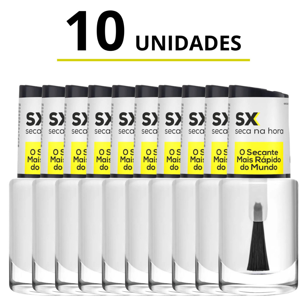 Kit de Esmaltes Cora Secante Ultra Rápido SX Tratamento Mais Vendidos Flash Para Unhas Manicure