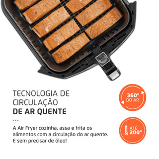 Fritadeira Elétrica Air Fryer Mondial AFN-80-BI 8L Preta - 220V em Oferta na Shopee