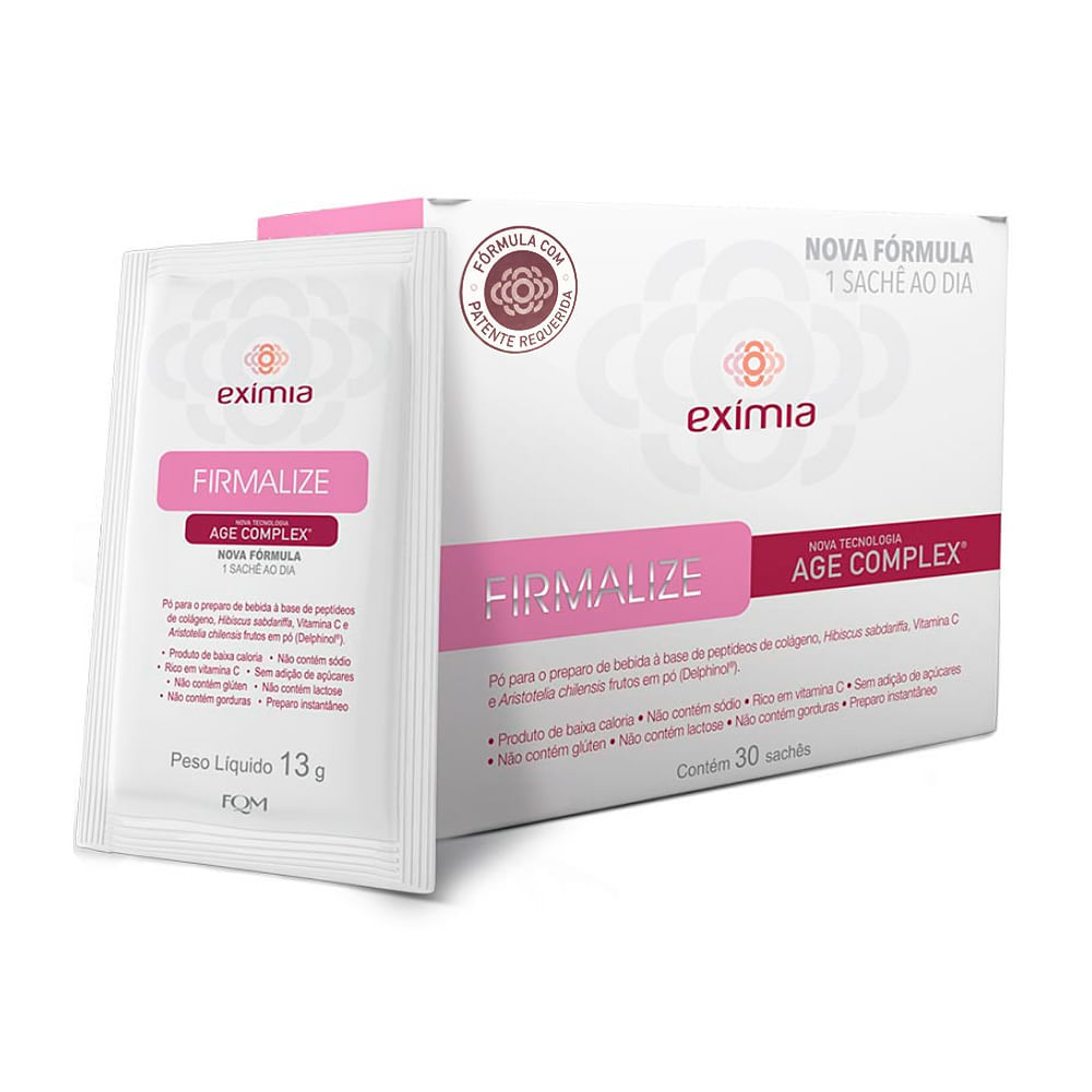 Exímia Firmalize Age Complex com 30 Sachês em Oferta na Shopee