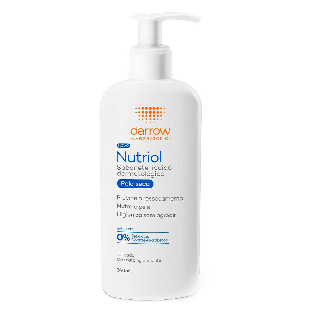 Nutriol Darrow Sabonete Líquido 240ml em Oferta na Shopee