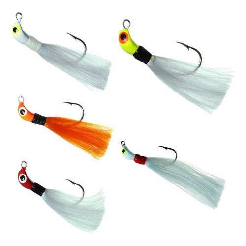 Isca Artificial Xuxinha Lori Jig 16g Pesca Traira Tucunare Cor Cabeça Branca