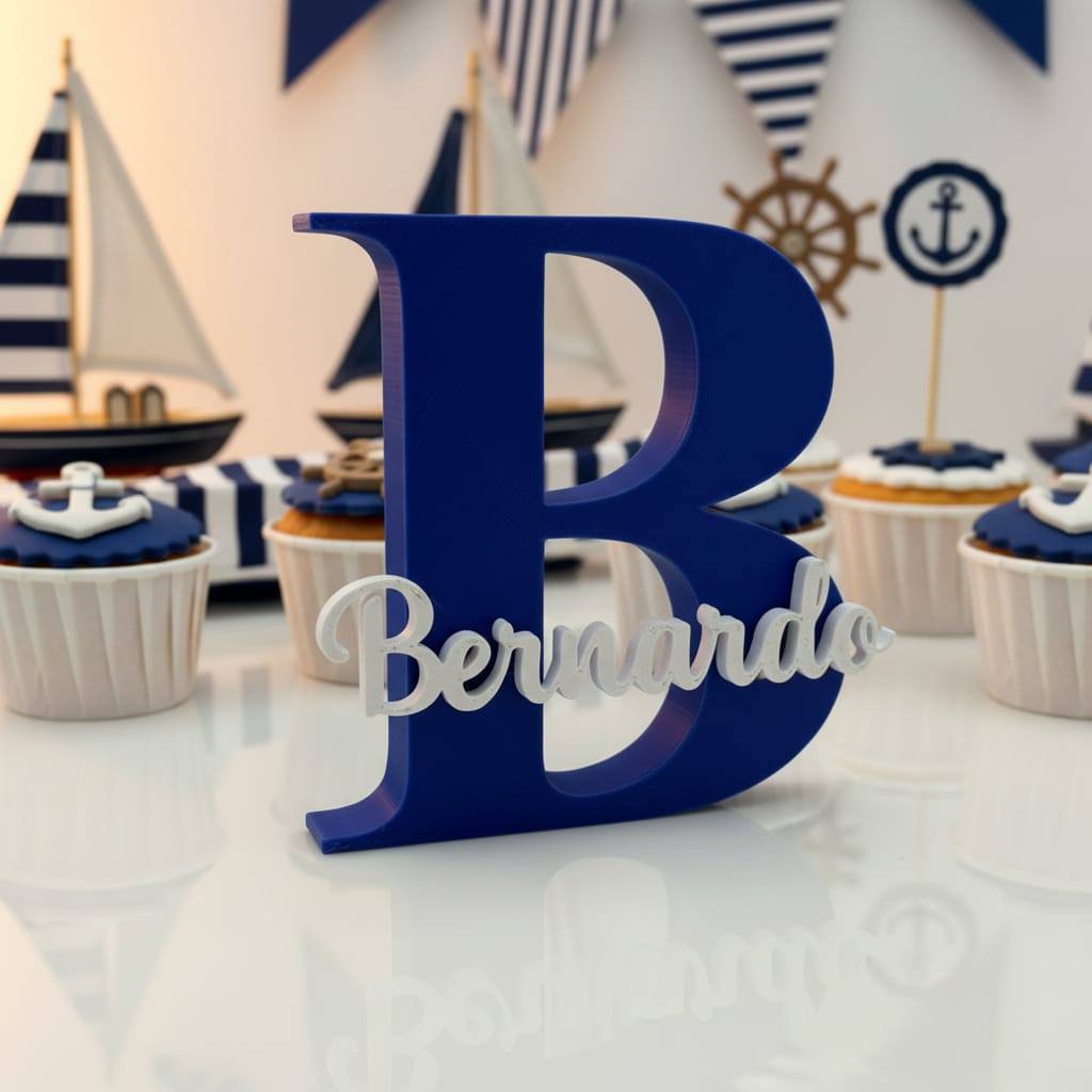 Letreiro Nome Personalizado 3D Placa Decorativa Presente Chá Revelação de Bebê Decoração Quarto Infantil Maternidade em Oferta na Shopee