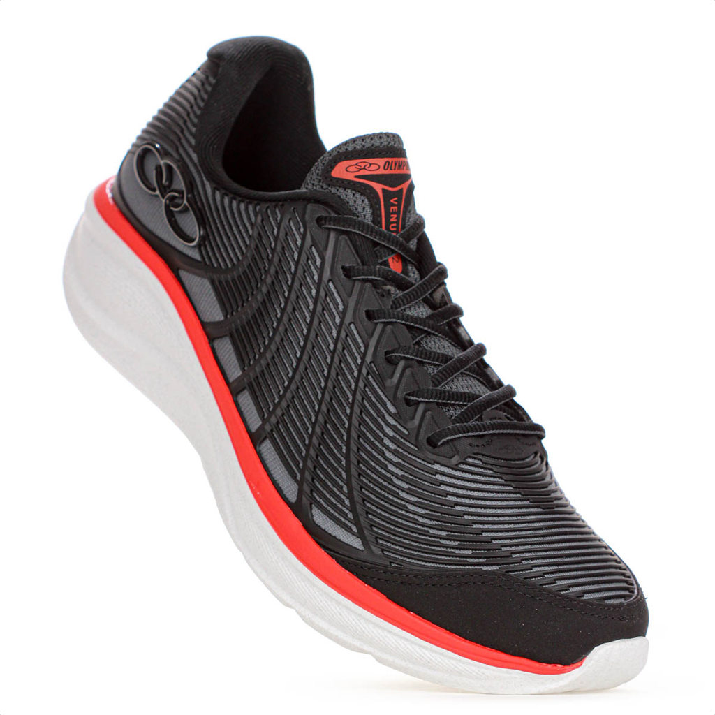Tênis Olympikus Venum 2 Preto Chumbo e Vermelho - Masculino em Oferta na Shopee