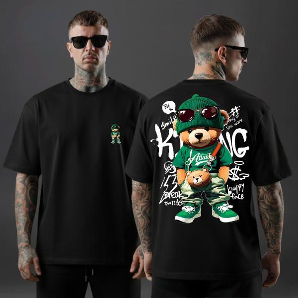 Camisa Oversized Streetwear Masculina Urso Gringa 30.1 Style