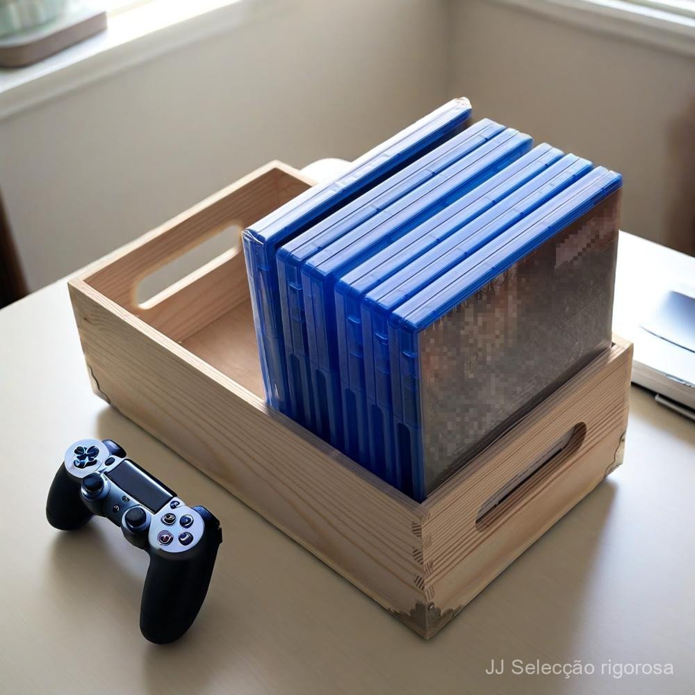 Caixa de armazenamento de discos para cartuchos de jogos PS5, armazenamento de alta qualidade, discos de jogos PS5 em pr