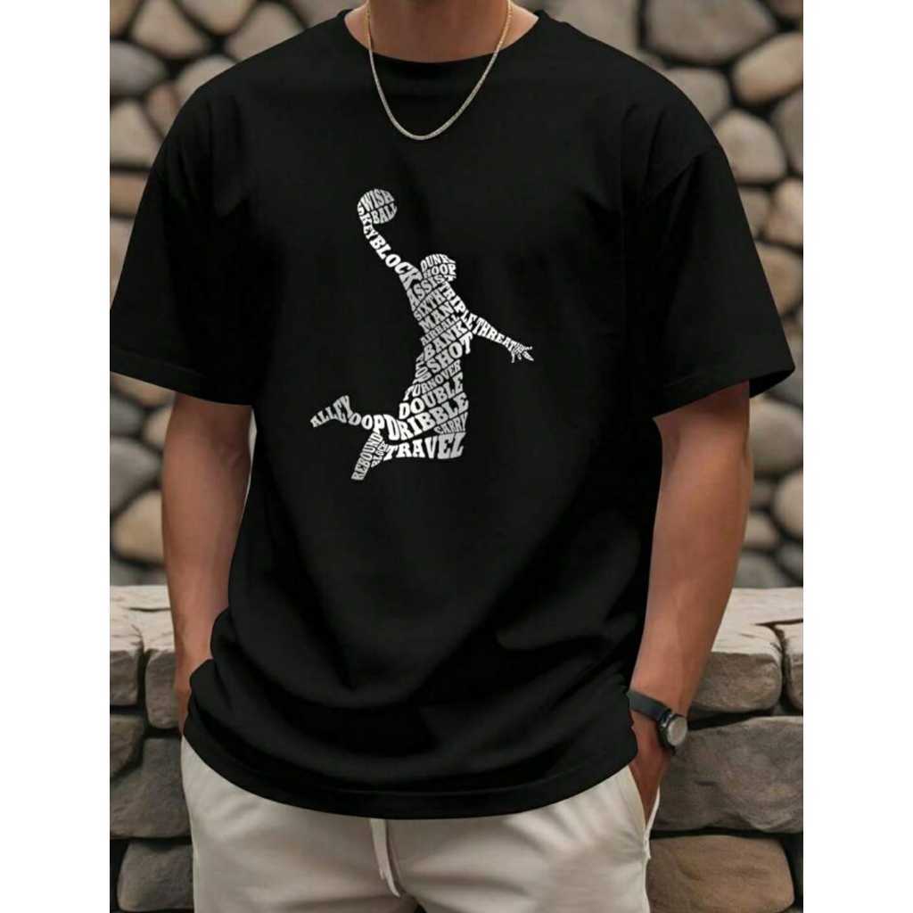CAMISETA  BASQUETE  MASCULINA  OVERSIZED ESTILO STREETWEAR TUMBLR - ALGODÃO  CONFORTÁVEL