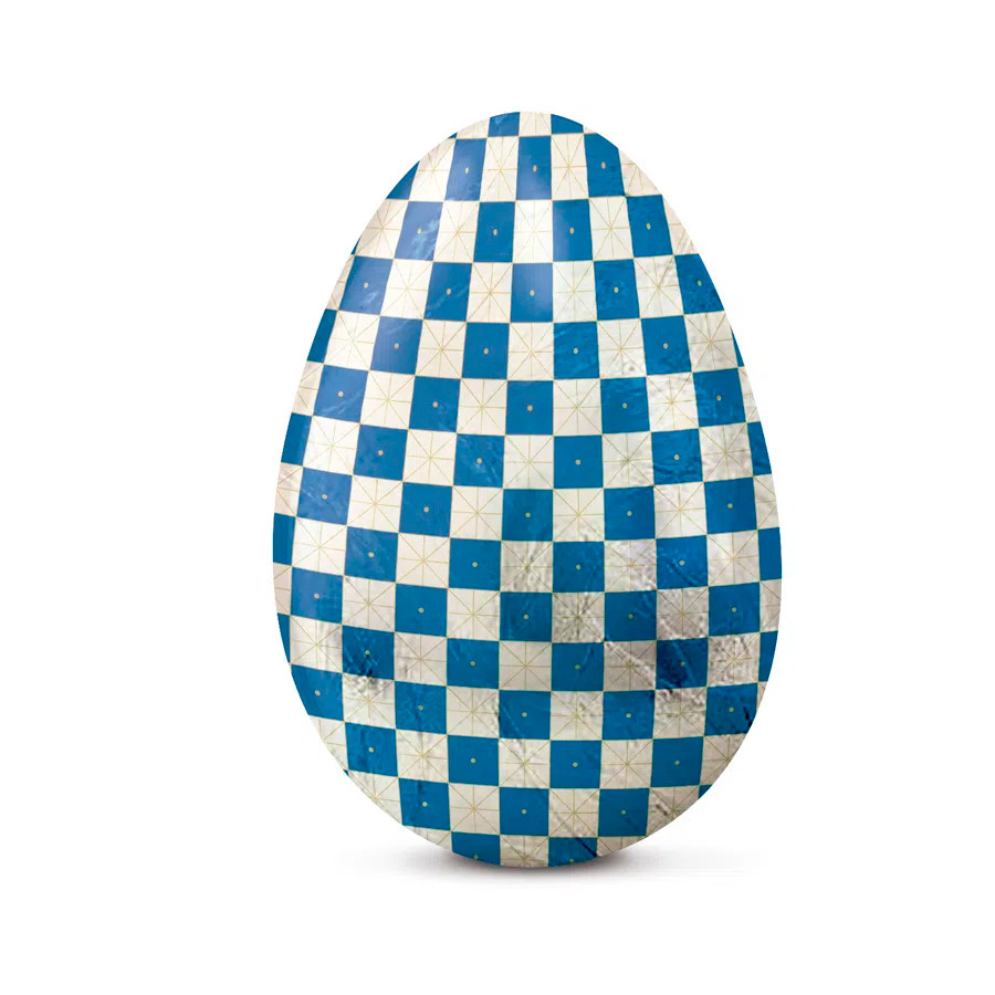 Papel Chumbo 43,5 x 58,5 cm - Quadriculado Azul - 5 unidades - Cromus Páscoa - Rizzo